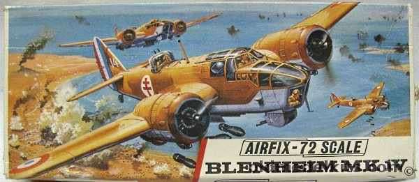 Airfix 1/72 Bristol Blenheim IV - Type Three Logo Issue, 257 plastic model kit